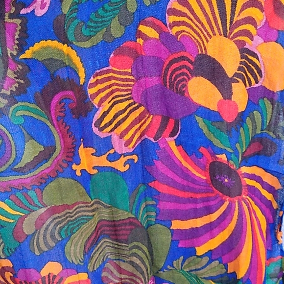 TRINA TURK for BANANA REPUBLIC psychedelic scarf - Picture 6 of 6